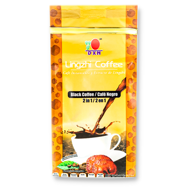 Café Adicionado con Ganoderma Lucidum DXN Lingzhi Coffee 2 en 1 (20 sobres)
